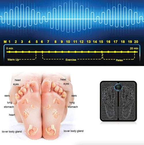 Electric EMS Bioelectric Foot Massager Intelligent Acupoint Capture
